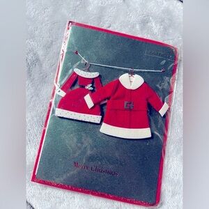New papyrus Christmas couples Card with Mr & Mrs Clause Outfit Design